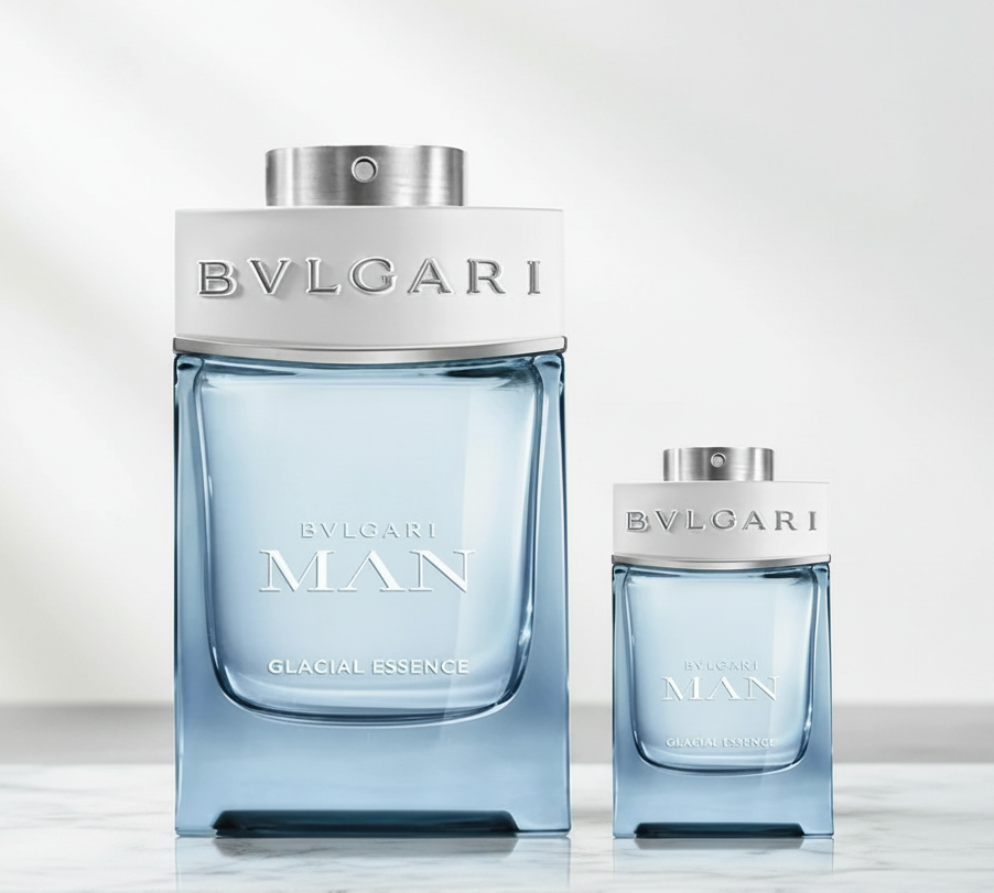 Bvlgari  Man Glacial Essence Eau De Parfum 100m +15ml Set 寶格麗 極地冰峰男士香水套裝 100毫升+15毫升