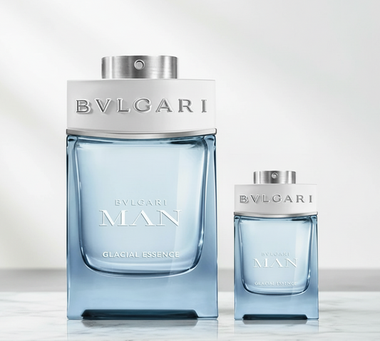 Bvlgari  Man Glacial Essence Eau De Parfum 100m +15ml Set 寶格麗 極地冰峰男士香水套裝 100毫升+15毫升