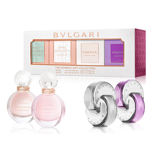 Bvlgari The Women’s Gift Collection 4 x 5ml 寶格麗 女仕四件套（玫香淡+玫香濃+白水晶+紫水晶） 4 x 5毫升