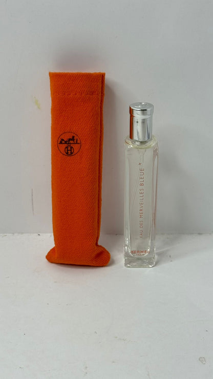 HERMES EAU DES MERVEILLES BLEUE EDT  愛瑪仕 藍色橘彩星光香水 布袋