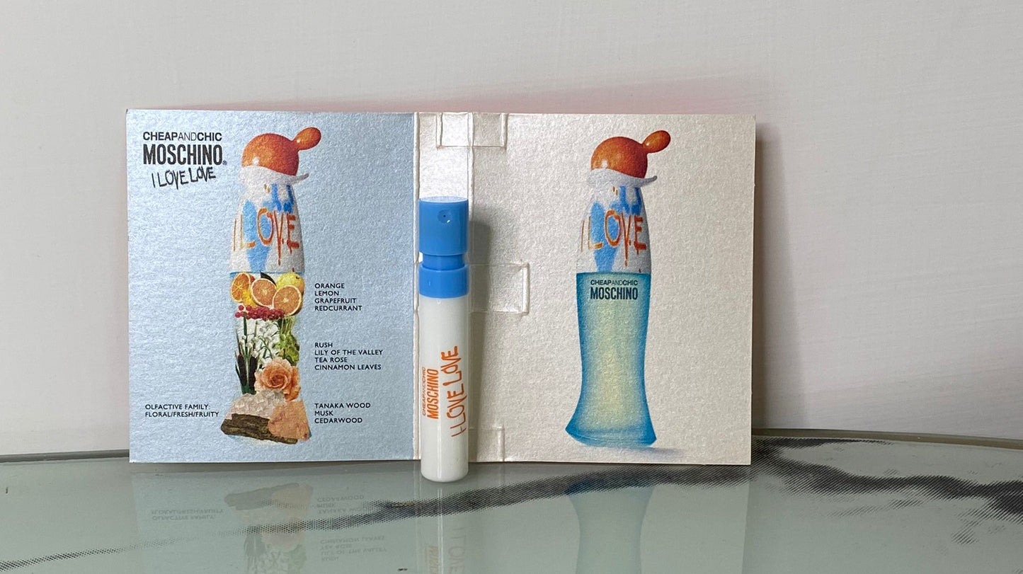 [贈品] Moschino 女士試管香水 | 優惠碼 FREEGIFT